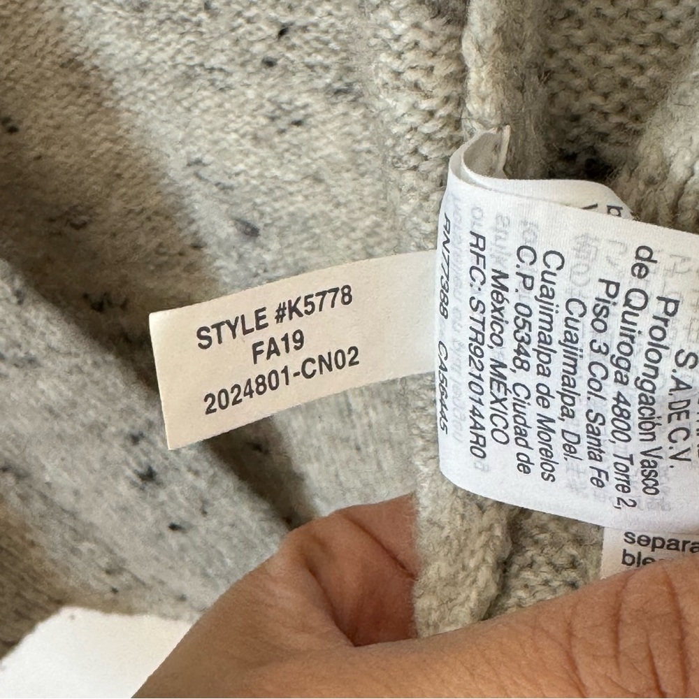 Madewell Wool Blend Donegal Kent Cardigan Sweater Sz S - Picture 11 of 15